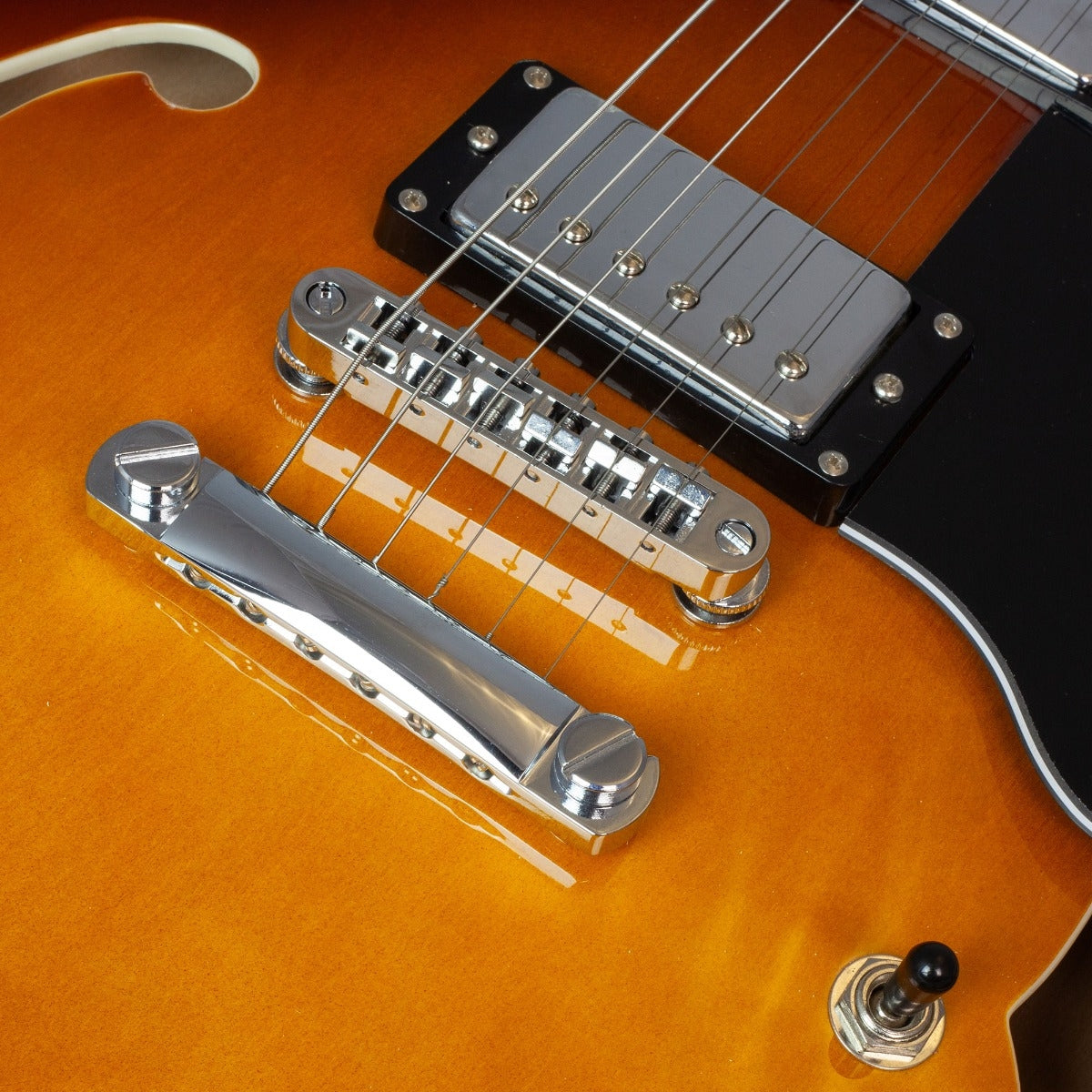 Gould Union Semi Hollow Electric Guitar in Vintage Burst