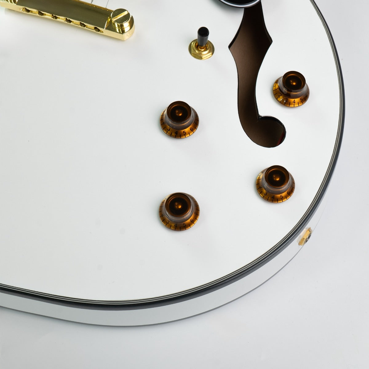 Gould Union Semi Hollow Electric Guitar in White