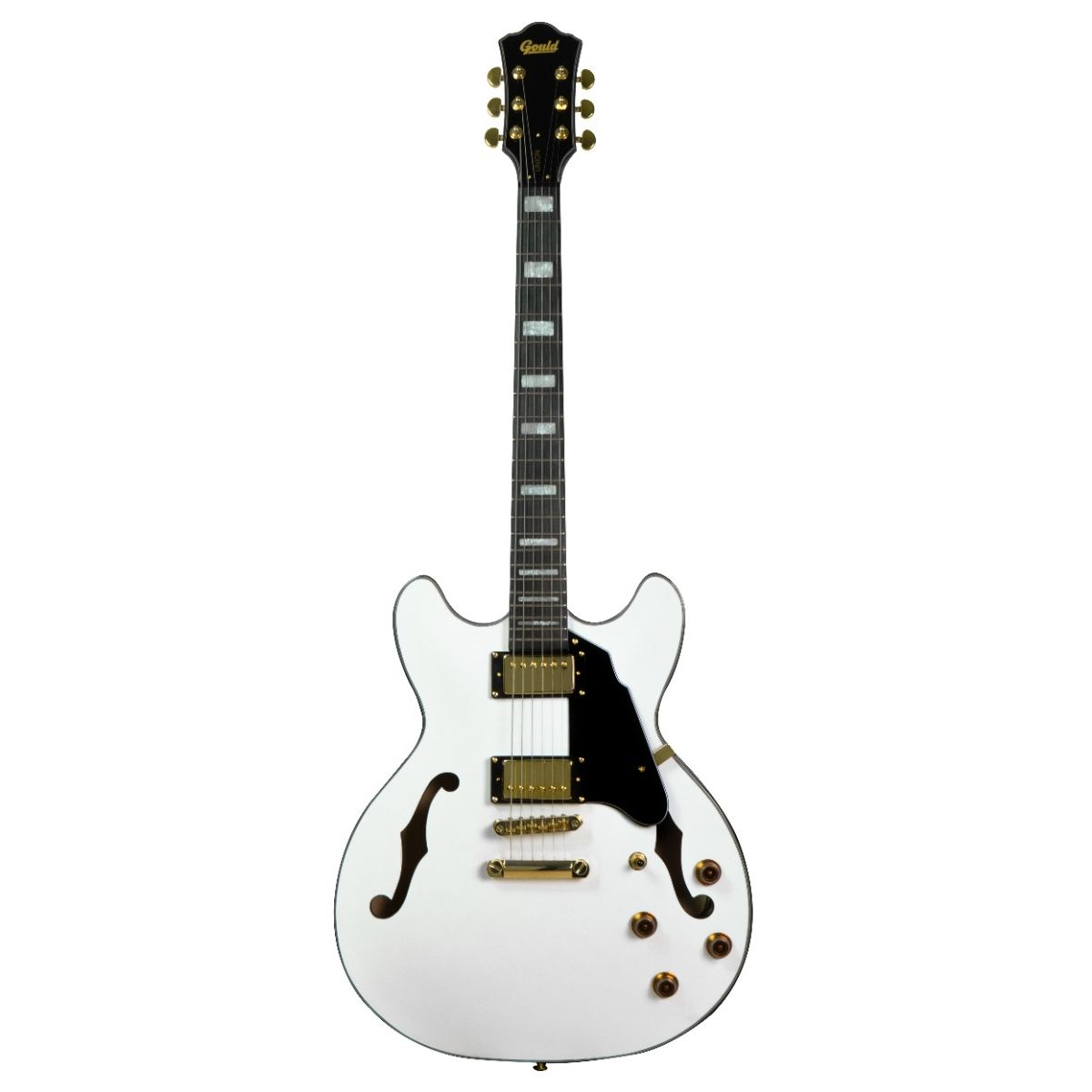 Gould Union Semi Hollow Electric Guitar in White