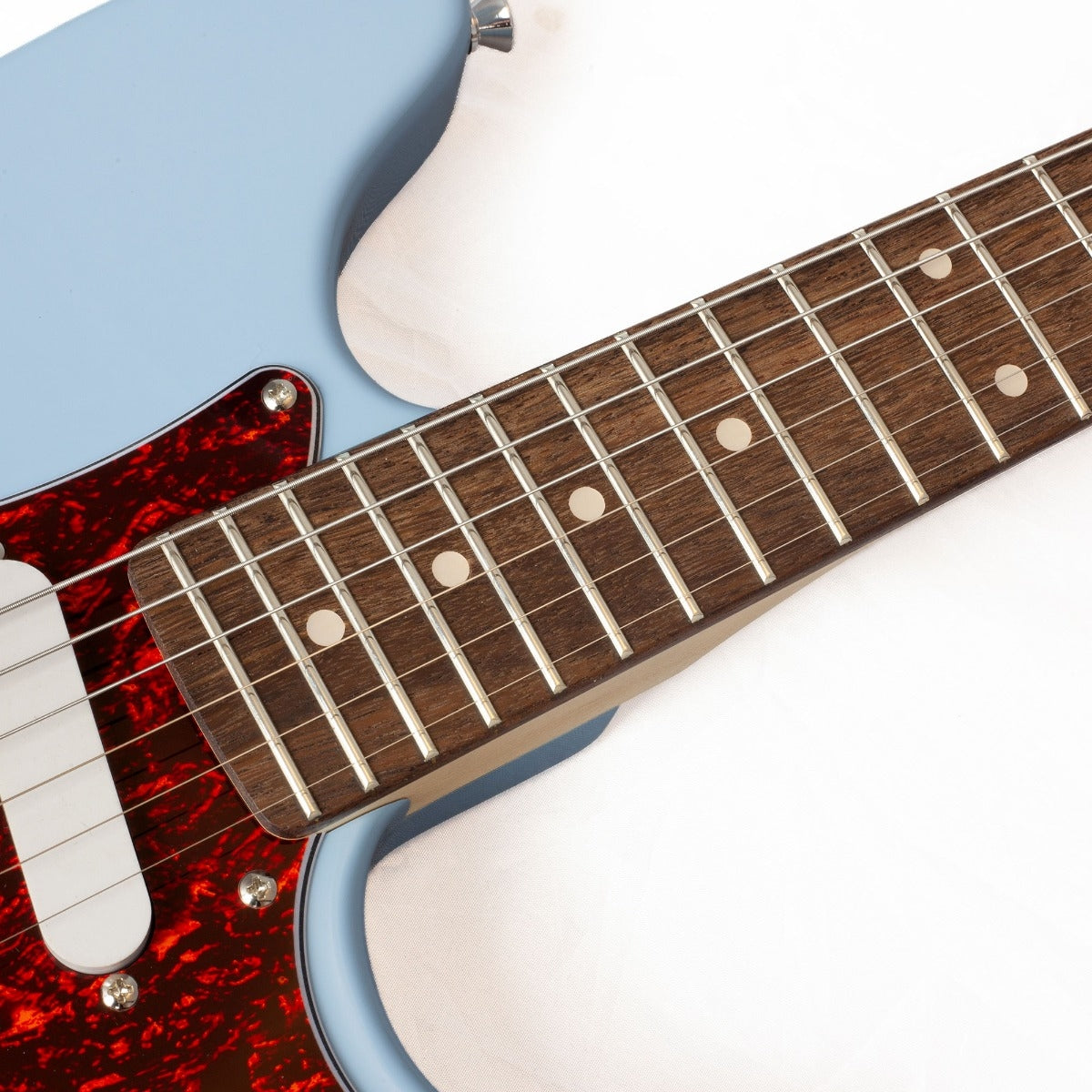 Gould Rebel Baby Electric Guitar in Baby Blue