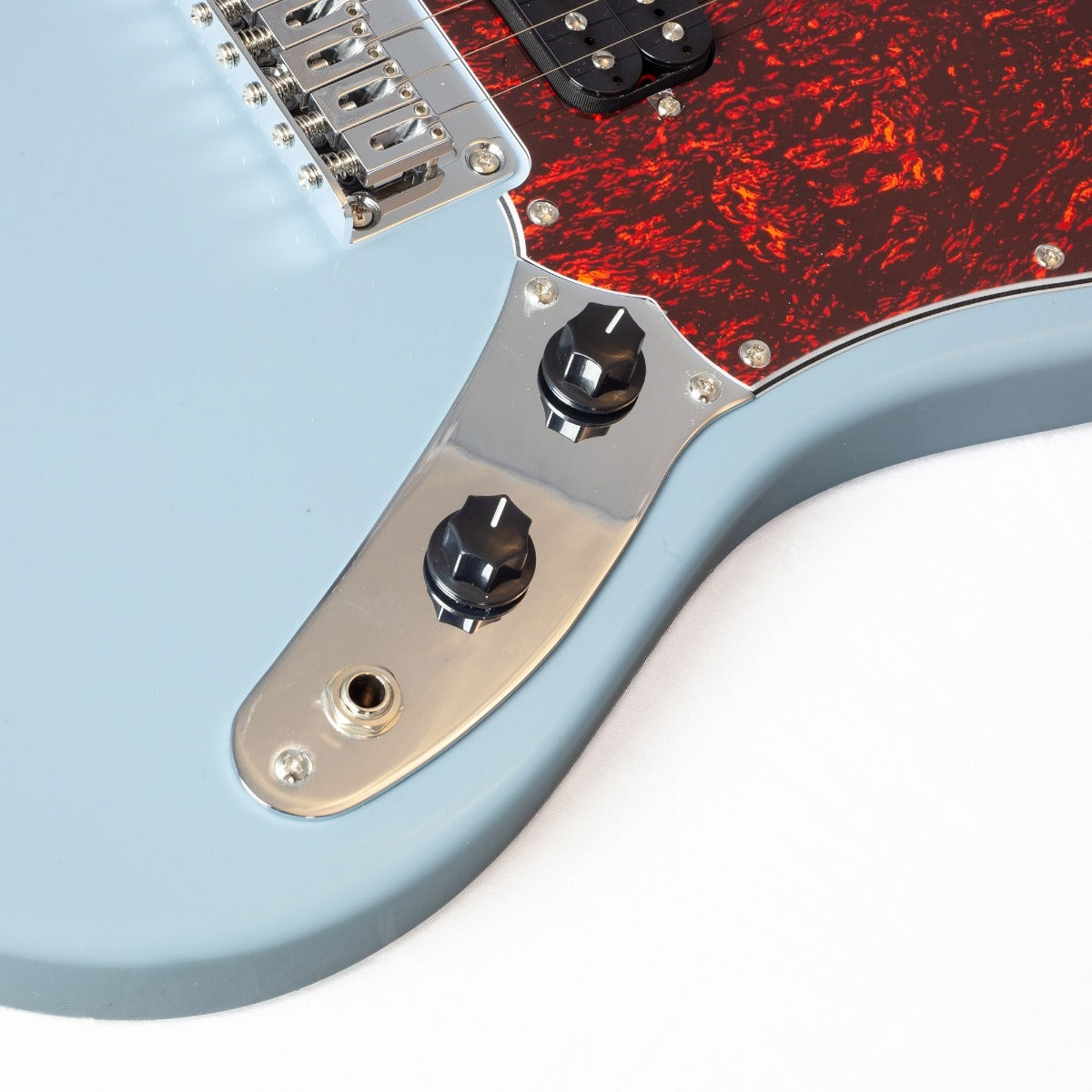 Gould Rebel Baby Electric Guitar in Baby Blue