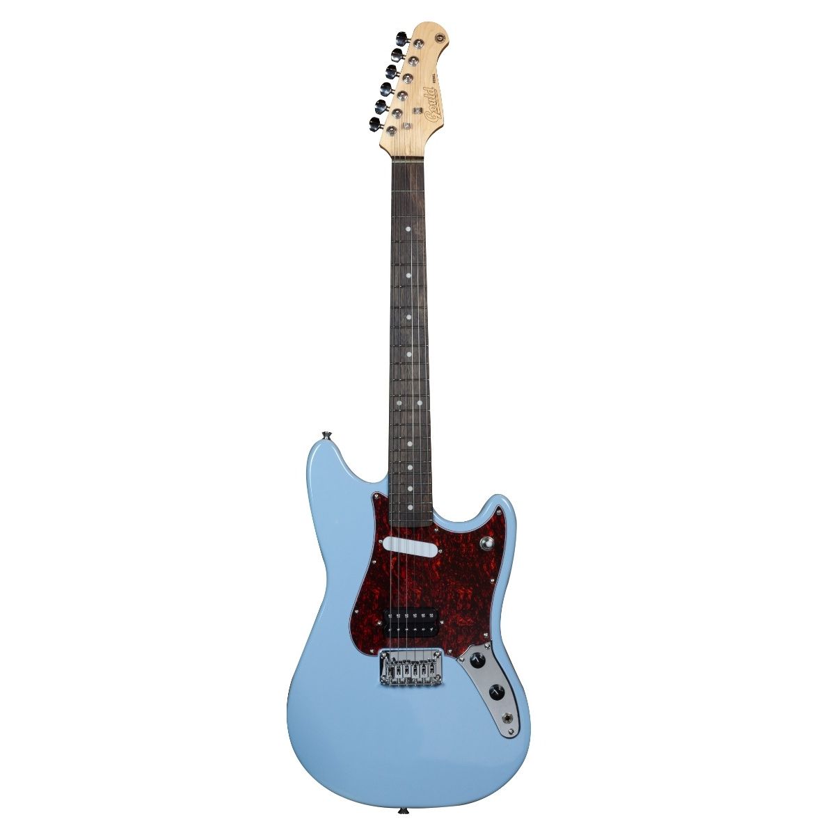 Gould Rebel Baby Electric Guitar in Baby Blue