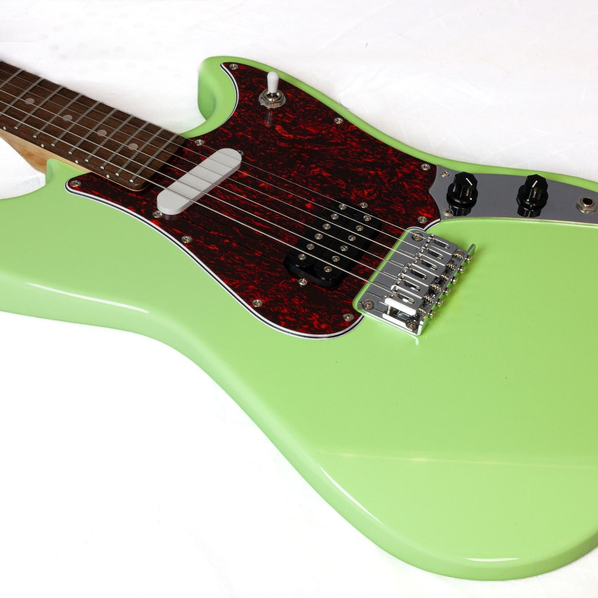 Gould Rebel Baby Electric Guitar in Cool Green
