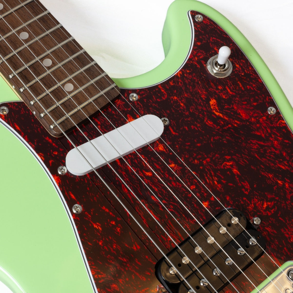 Gould Rebel Baby Electric Guitar in Cool Green