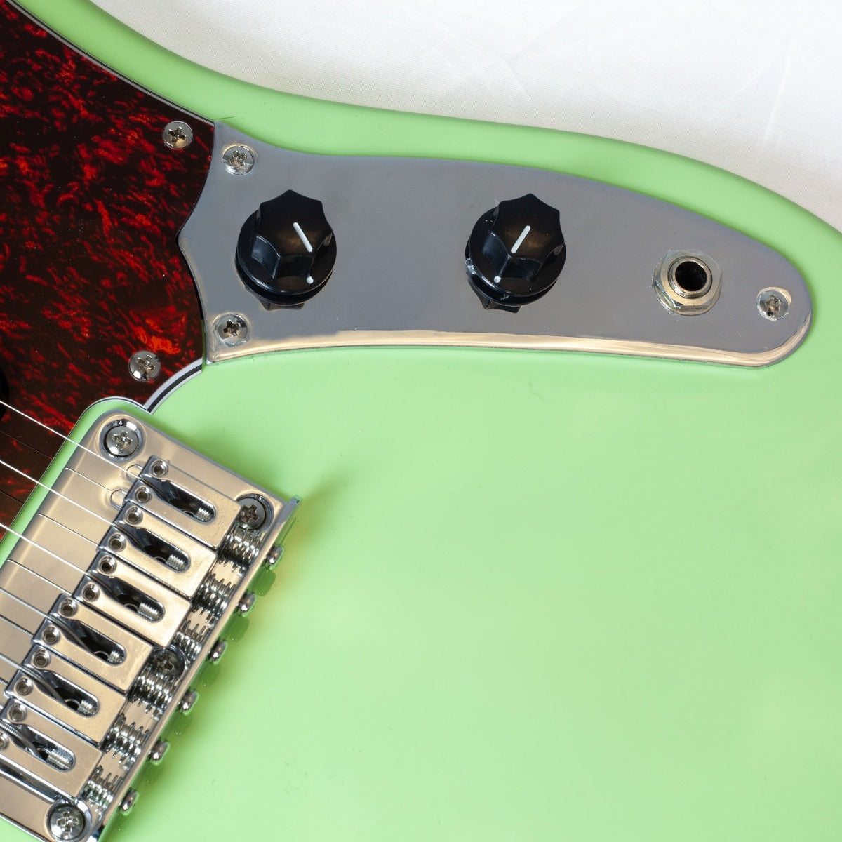 Gould Rebel Baby Electric Guitar in Cool Green