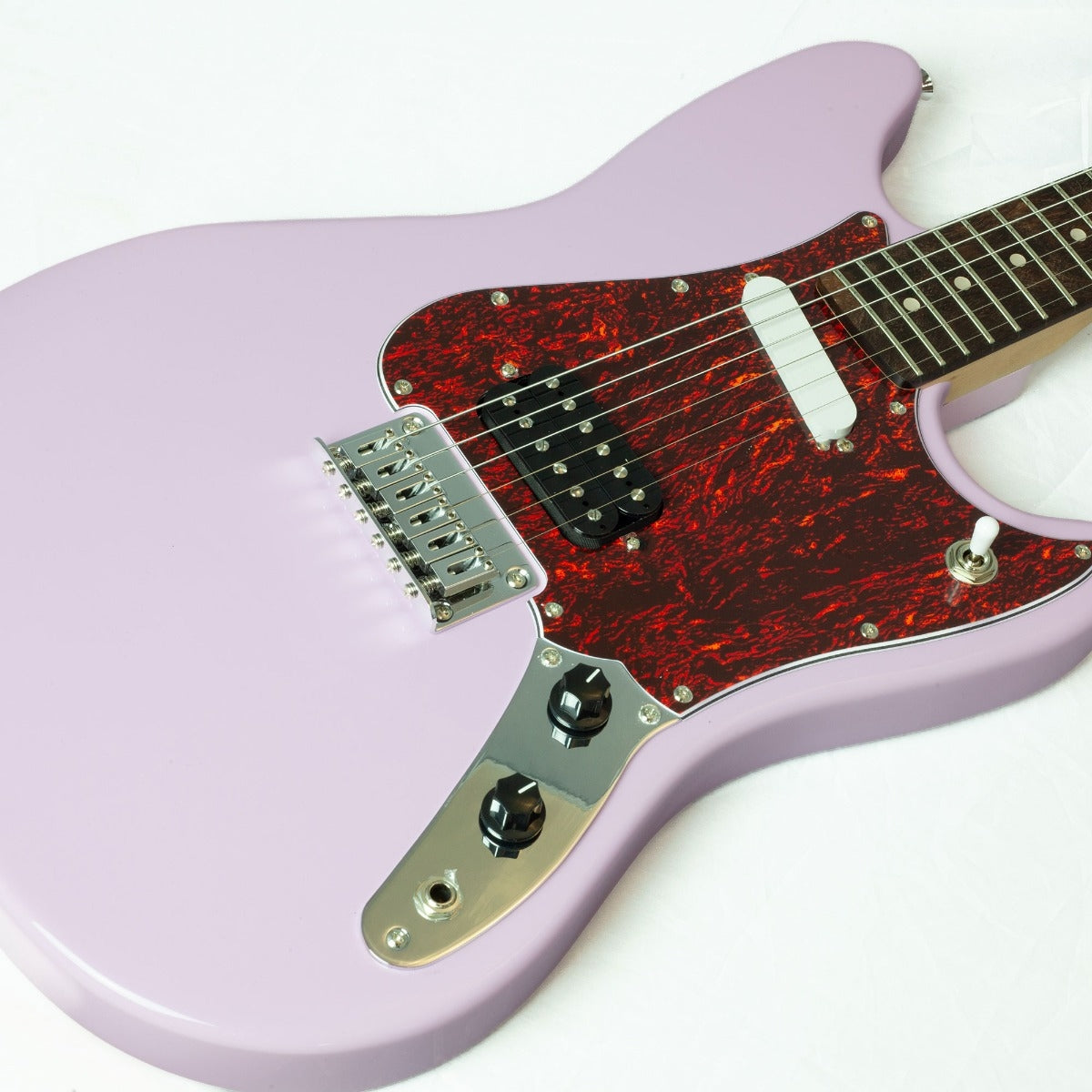 Gould Rebel Baby Electric Guitar in Lilac