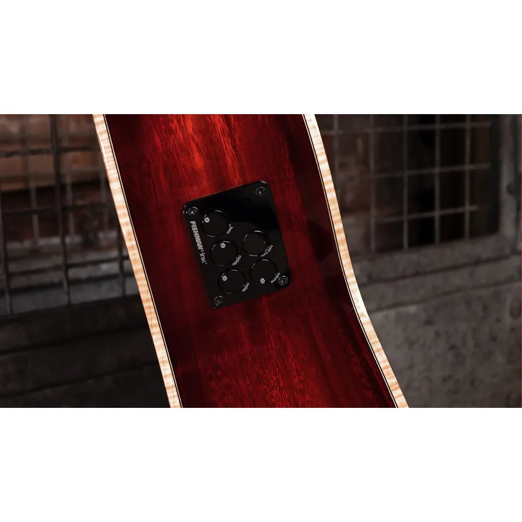 Faith Blood Moon Neptune Cutaway Electro Acoustic Guitar inc Hardcase B STOCK