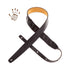 Magrabo Holes Hs W4 Custom Black 4 Cm With Black Stitching Premium Guitar Strap
