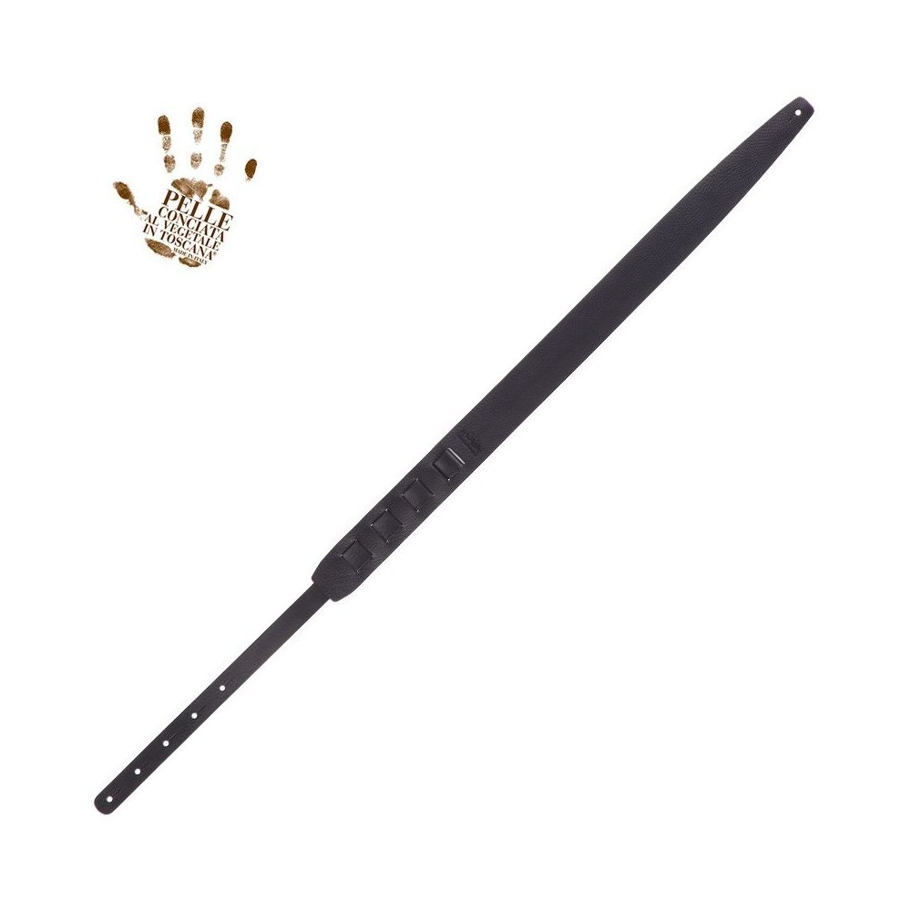 Magrabo Holes Hc Core Black 6 Cm Premium Guitar Strap