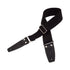 Magrabo Stripe Sc Entry Black 5 Cm Terminals Black - Silver Buckle Premium Guitar Strap