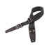 Magrabo Stripe Sc Entry 5 Cm Cocco Pros Black Silver Buckle Premium Guitar Strap