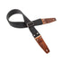 Magrabo Stripe Sc Entry Olded Black 5 Cm Cocco Pros Brown Silver Buckle Premium Guitar Strap
