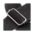 Magrabo Stripe Sc Entry 5 Cm Cocco Pros Black Silver Buckle Premium Guitar Strap