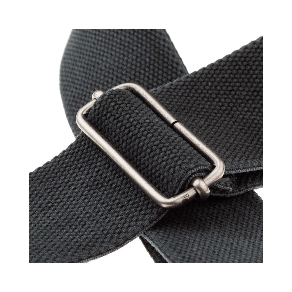 Magrabo Stripe Sc Entry Olded Black 5 Cm Cocco Pros Brown Silver Buckle Premium Guitar Strap