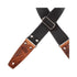 Magrabo Stripe Sc Entry Olded Black 5 Cm Cocco Pros Brown Silver Buckle Premium Guitar Strap