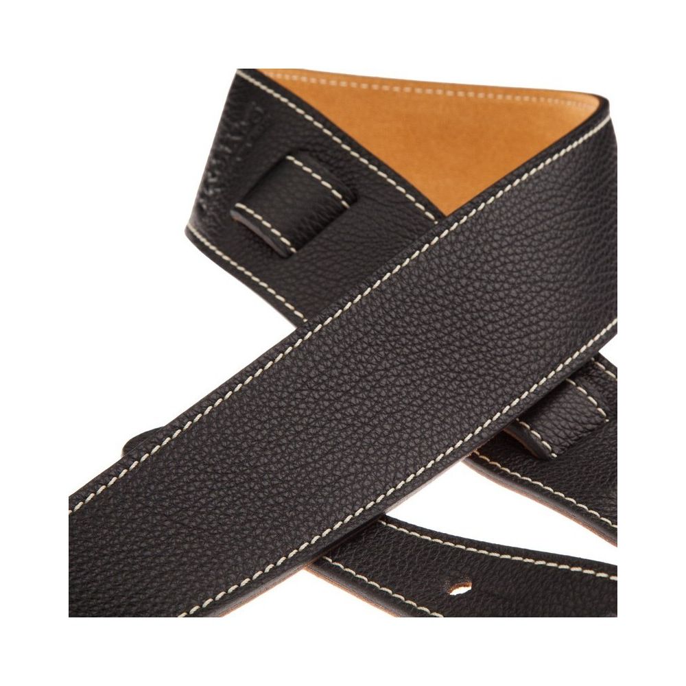 Magrabo Holes Hs Colors Black 6 Cm Premium Guitar Strap