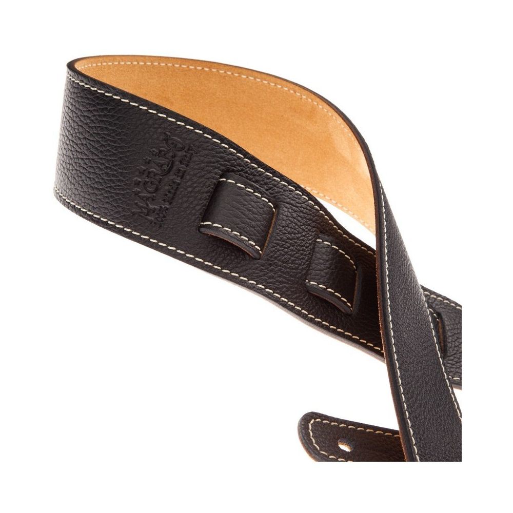 Magrabo Holes Hs Colors Black 6 Cm Premium Guitar Strap