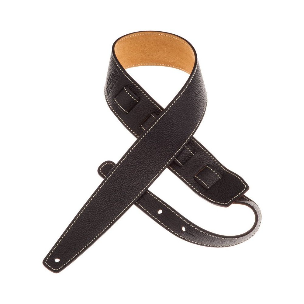 Magrabo Holes Hs Colors Black 6 Cm Premium Guitar Strap