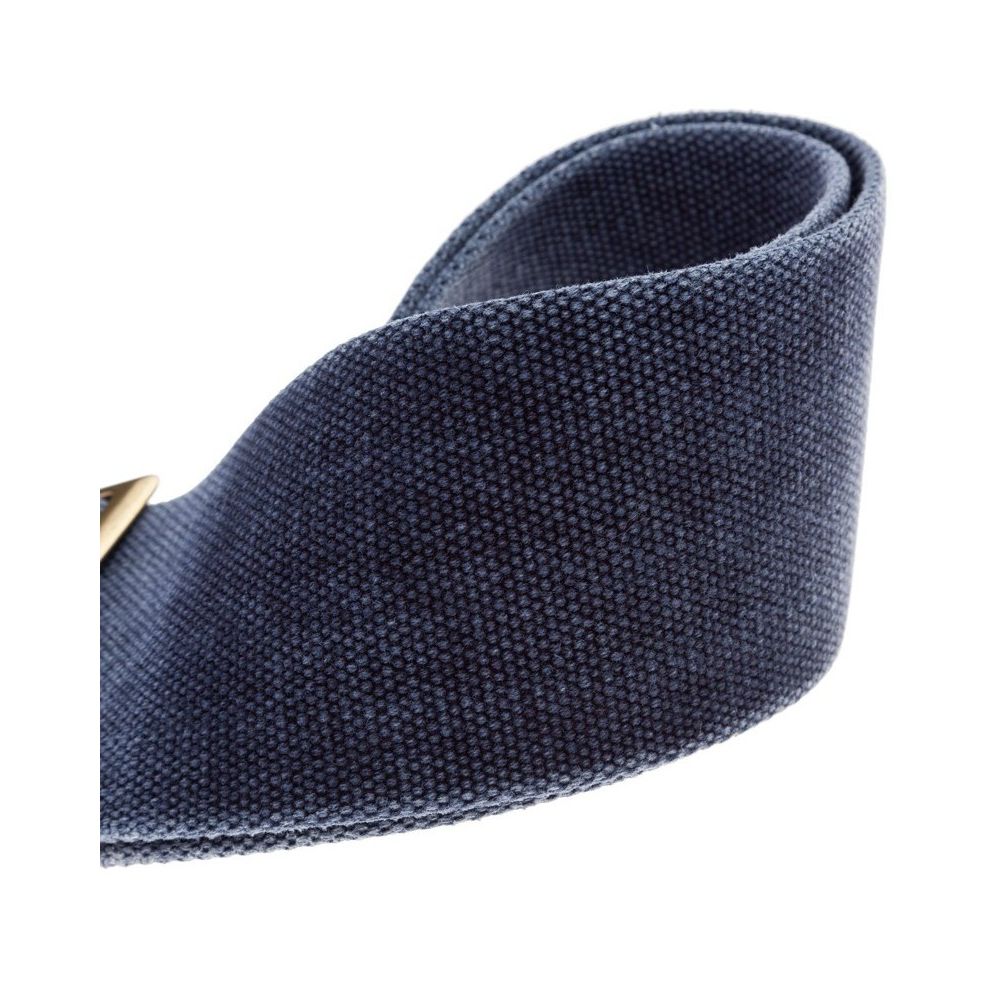 Magrabo Stripe Sc Cotton Washed Blue 8 Cm Terminali Core Black, Recta Brass Buckle Premium Guitar Strap