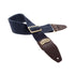Magrabo Stripe Sc Cotton Washed Blue 8 Cm Terminali Core Black, Recta Brass Buckle Premium Guitar Strap
