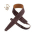 Magrabo Holes Hs Embossed Intreccio Dark Brown 6 Cm Premium Guitar Strap