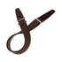 Magrabo Stripe Sc Entry Brown 5 Cm Terminals Dark Brown - Aged Brass Buckle Premium Guitar Strap