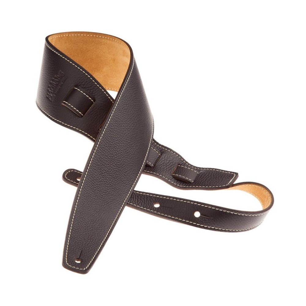 Magrabo Holes Hs Colors Ebony 8 Cm Premium Guitar Strap