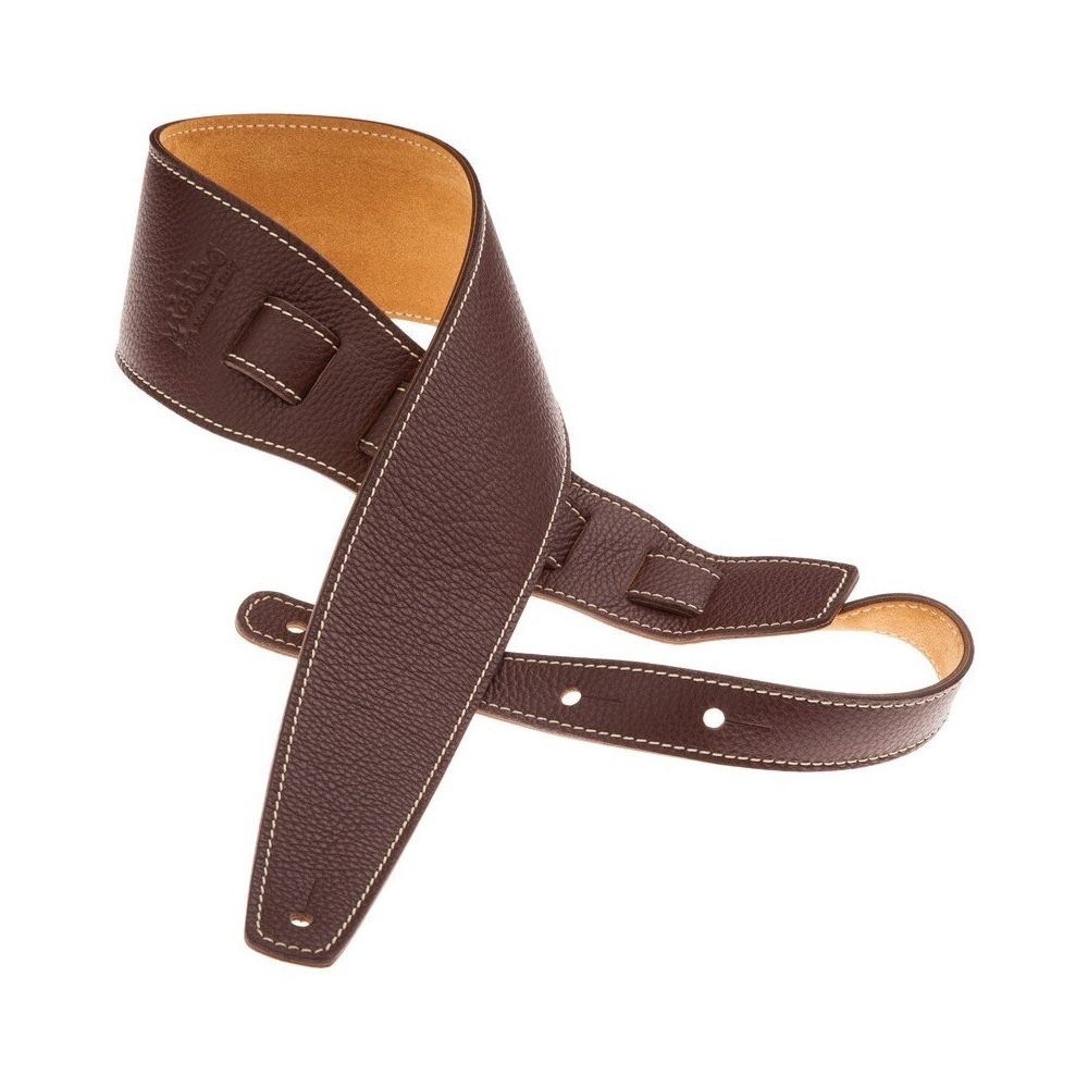 Magrabo Holes Hs Colors Dark Brown 8 Cm Premium Guitar Strap