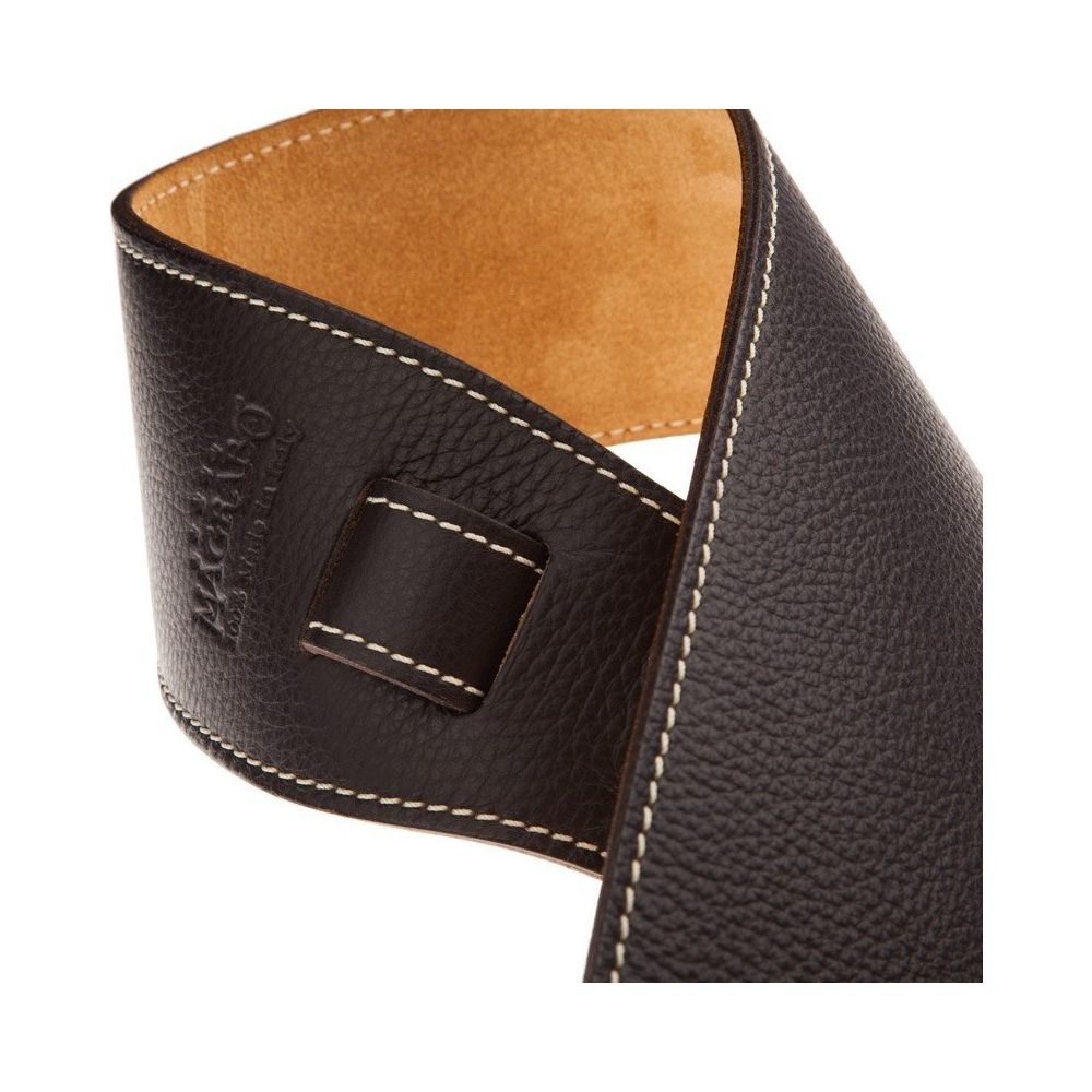 Magrabo Holes Hs Colors Ebony 8 Cm Premium Guitar Strap