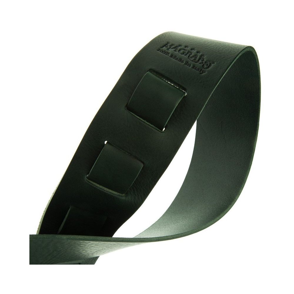 Magrabo Holes Hc Core Dark Green 6 Cm Premium Guitar Strap