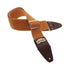 Magrabo Stripe Sc Cotton Washed Ocra 8 Cm, Recta Brass Buckle Premium Guitar Strap