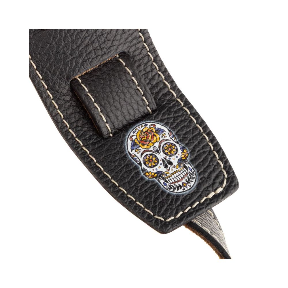 Holes HS Art Print Calavera Nero Premium Strap 6 cm