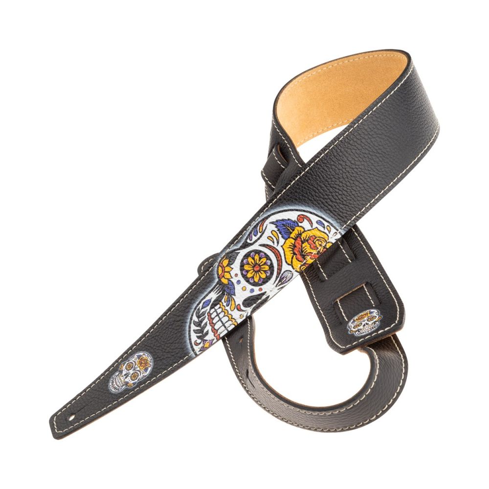 Holes HS Art Print Calavera Nero Premium Strap 6 cm