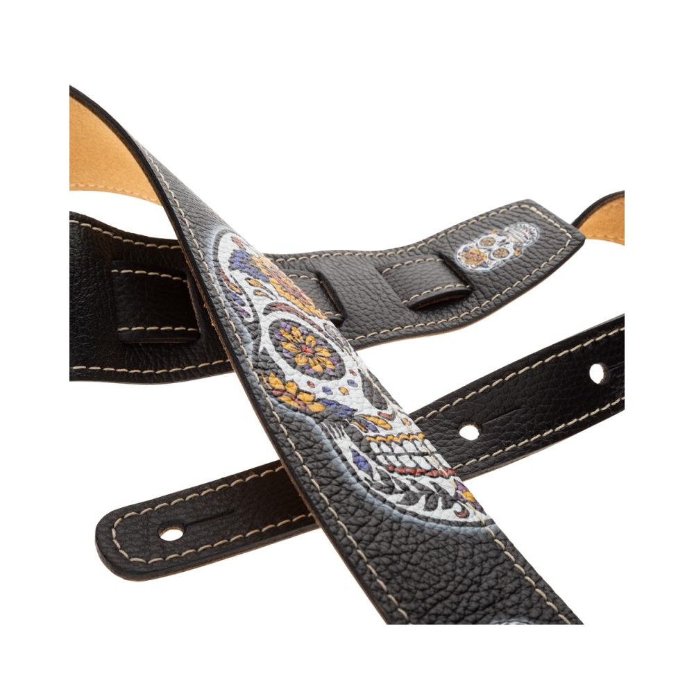 Holes HS Art Print Calavera Nero Premium Strap 6 cm
