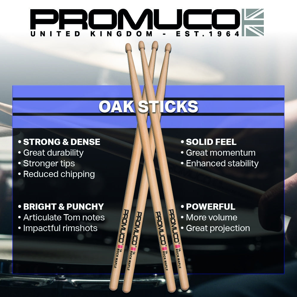 Promuco Drumsticks - Oak 5A