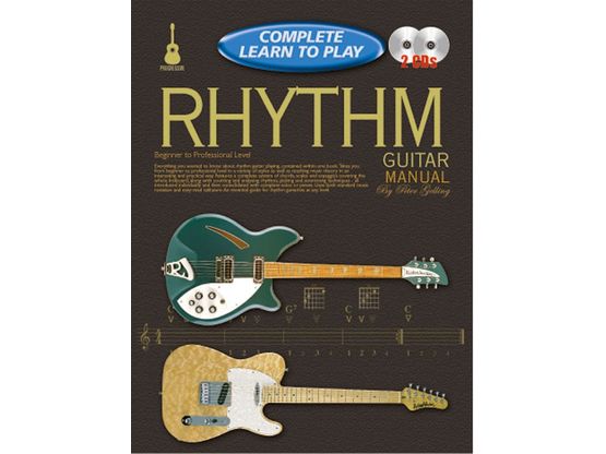 Complete Learn To Play Rhythm Guitar Manual + Cds