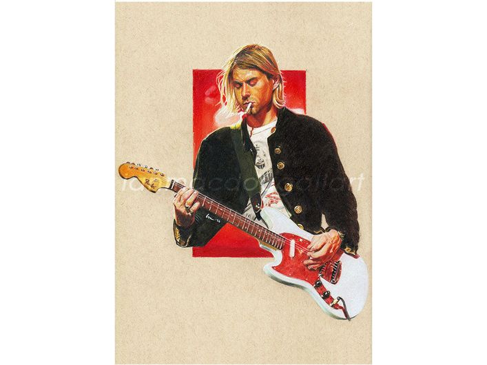 Kurt Cobain - Iconic Art (by Ian MacDougall)