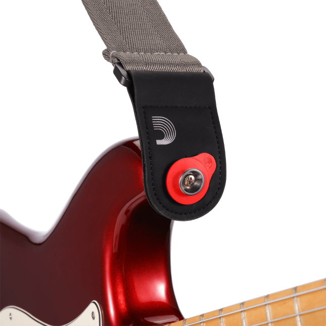 D'Addario Flex Lock Strap Block, 4-Pk Red