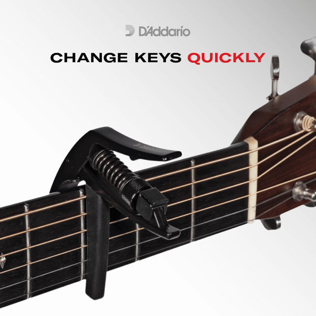 D'Addario Tri-Action Ukulele Capo