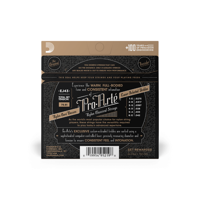 D'Addario Light Tension, Pro-Arté Nylon Classical Guitar Strings