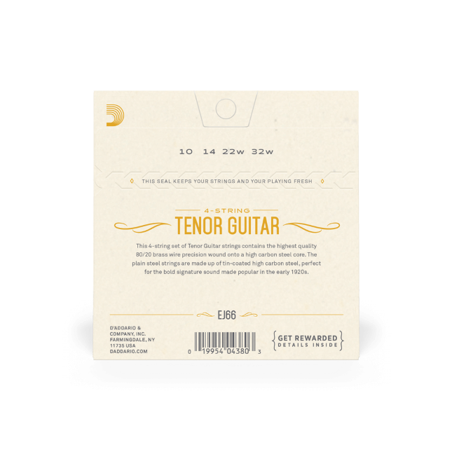 D'Addario EJ66 Tenor Guitar Strings