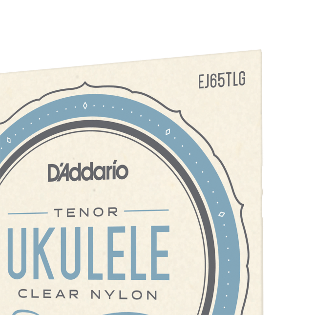 D'Addario EJ65TLGPro-Arté Custom Extruded Nylon Ukulele Strings, Tenor Low-G