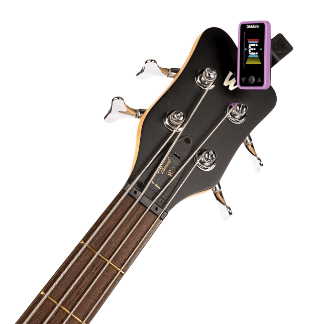 D'Addario Eclipse Headstock Guitar Tuner, Purple