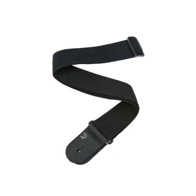 D'Addario Polypropylene Guitar Strap, Black