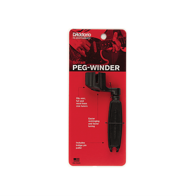 D'Addario Ergonomic Guitar Peg Winder
