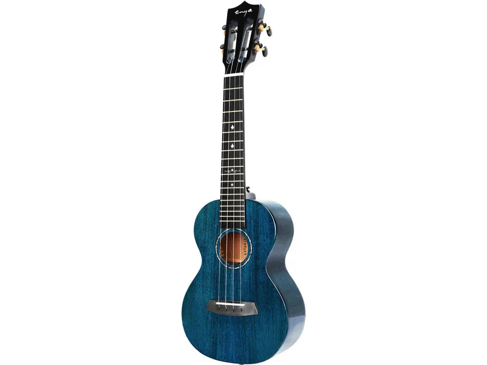 Enya EUC-MAD Solid Mahogany Concert Ukulele - Blue