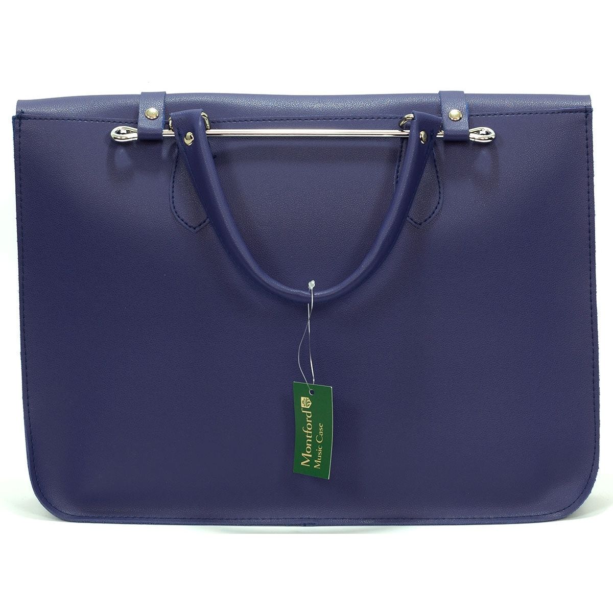 Montford Music Carrier Case Faux-Leather Material Blue