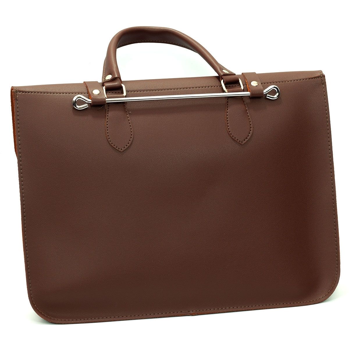 Montford Music Carrier Case Faux-Leather Material Brown