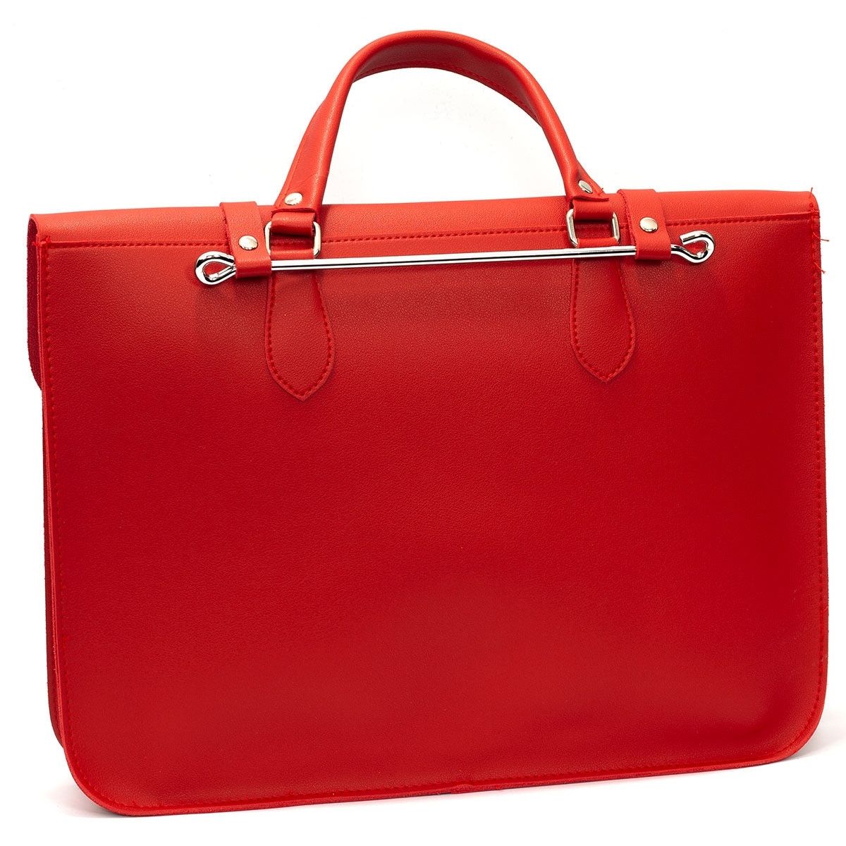 Montford Music Carrier Case Faux-Leather Material Red