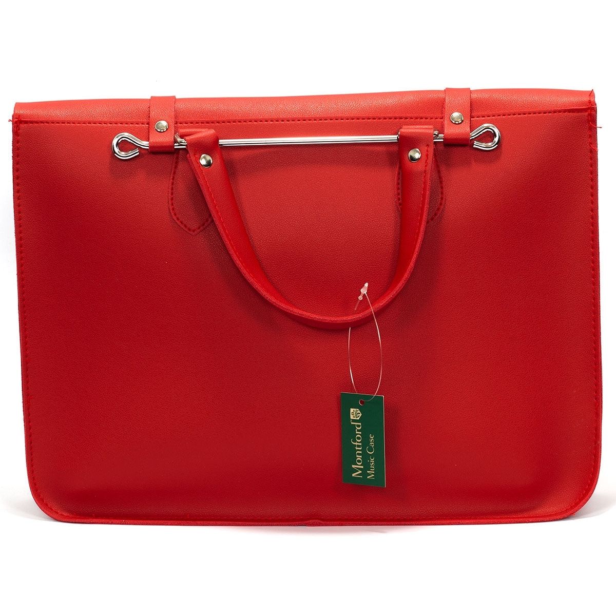 Montford Music Carrier Case Faux-Leather Material Red